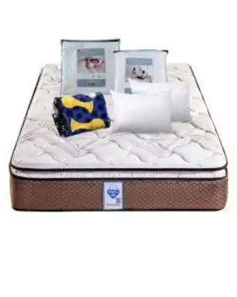 Super Colchones Colchón spring air king size value + sabanas ensueño king size + protector ensueño + 2 almohada gratis+ frasada gratis oferta