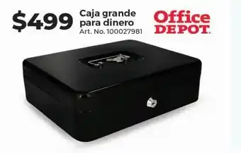 Caja grande para dinero