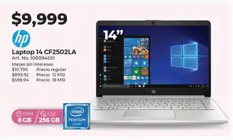 Office Depot Laptop hp cf2502la oferta