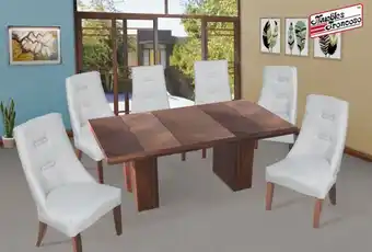 Muebles Troncoso Antecomedor osiris tzalam - sillas monaco silver pt tabaco oferta