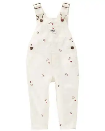 Carter's Overol de sarga con diseño floral oshkosh b'gosh oferta