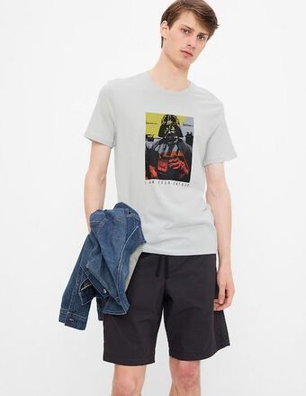 GAP Playera star wars cuello redondo para hombre oferta