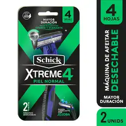 Farmacias YZA Schick rastrillo xtreme4 2pz oferta