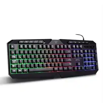 Teclado gamer con luz abysmal armor force