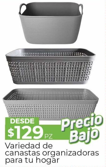HEB Variedad de Canastas Organizadoras para tu Hogar oferta