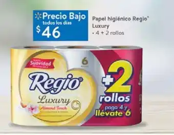 Walmart Papel higiénico regio oferta