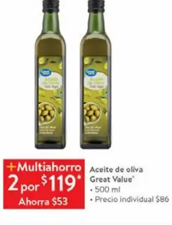 Aceite de oliva great value