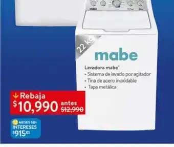 Lavadora mabe