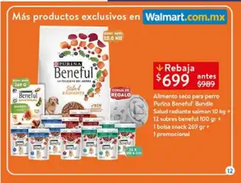 Walmart Alimento seco para perro purina oferta
