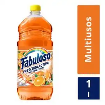 Limpiador líquido multiusos fabuloso energía naranja de 1 l