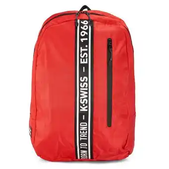 Mochila para laptop kswiss rojo trapbroj
