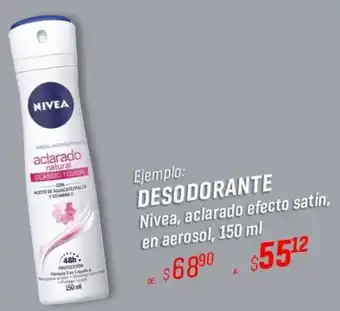 Woolworth Desodorante nivea 150ml oferta