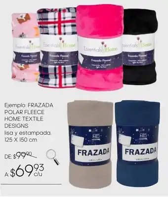 DelSol Frazada polar fleece home textile designs oferta