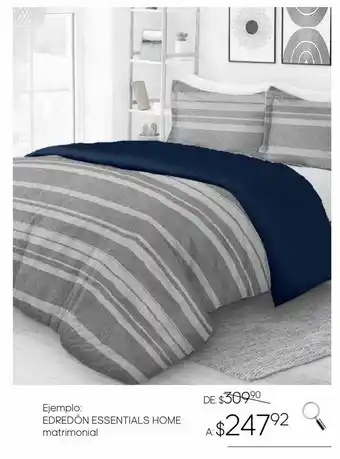 DelSol Edredon essentials home matrimonial oferta