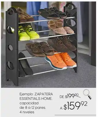 DelSol Zapatera essentials home 8 a 12 pares oferta