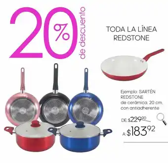 DelSol Sartén redstone cerámico 20cm oferta