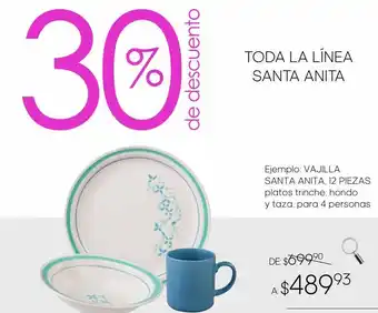 DelSol Vajilla santa anita 12 pzas oferta