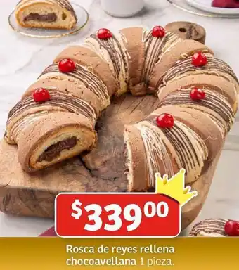 Soriana Mercado Rosca de Reyes Rellena Chocoavellana 1 Pieza oferta
