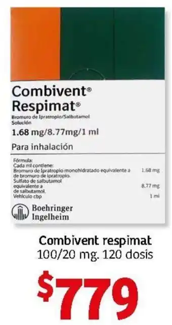 Combivent Respimat 100/20mg 120 Dosis