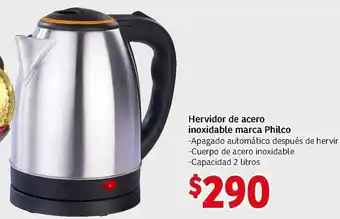 Soriana Mercado Hervidor de Acero Inoxidable Marca Philco oferta