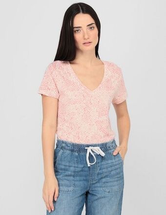 GAP Playera cuello v para mujer oferta
