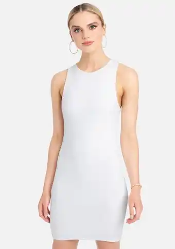 Bebe Open back lace up dress oferta