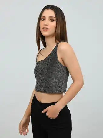 Top tirantes brillos en plata