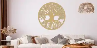 Muebles Dico Figura decorativa para pared vida ii dorado oferta