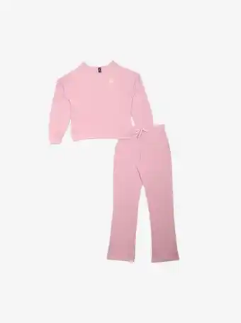Cuidado con el Perro Conjunto pantalón rib rosa oferta