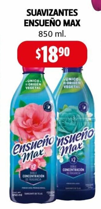 Farmacias Guadalajara Suavizantes Ensueño Max 850ml oferta