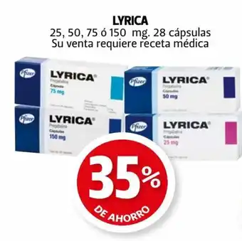 Lyrica 25 , 50, 75 ó 150mg 28 cápsulas