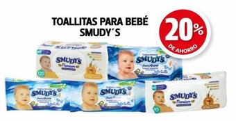 Farmacias Guadalajara Toallitas para Bebé Smudy's oferta