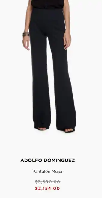 Palacio de Hierro Adolfo Dominguez Pantalón Mujer oferta