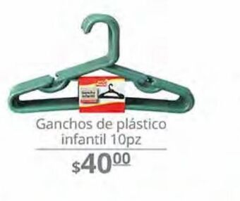 La Comer Ganchos de plástico infantil 10 pz oferta