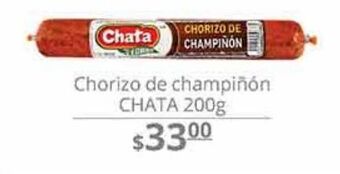 Chorizo de champiñon chata 200g