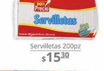 La Comer Servilletas ke precio 200pz oferta