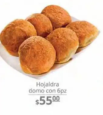 Hojaldra domo con 6pz