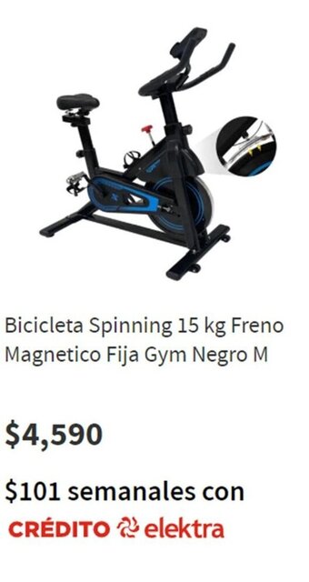 Elektra Bicicleta Spinning 15kg oferta