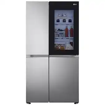 The Home Depot Refrigerador lg duplex instaview door-in-door linear inverter con wifi thinq 27 pies - platino - vs27bxqp oferta