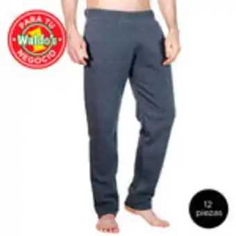 Waldos Pants de felpa para caballero color gris oxford (12 piezas) oferta