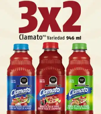 OXXO Clamato variedad 3 x 946ml oferta