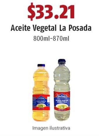 OXXO Aceite Vegetal La Posada 800ml - 870ml oferta
