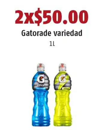 OXXO Gatorade variedad 2 x 1L oferta