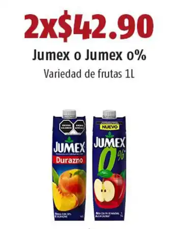 Jumex o Jumex 0% 2 x 1L