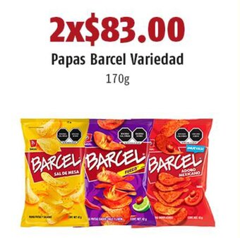 Papas Barcel variedad 2 x 170g