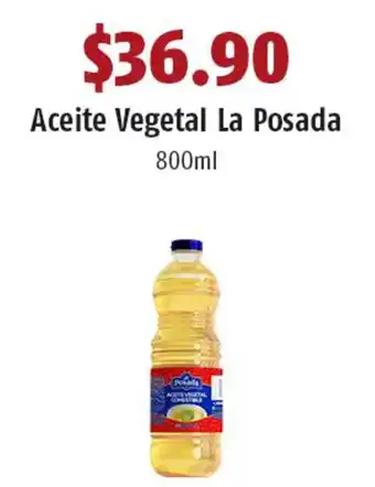 OXXO Aceite Vegatal La Posada 800ml oferta