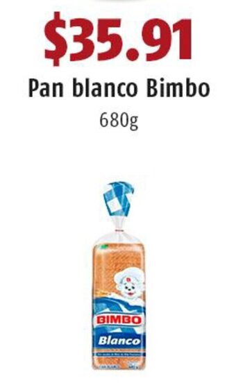 Pan Blanco Bimbo 680g