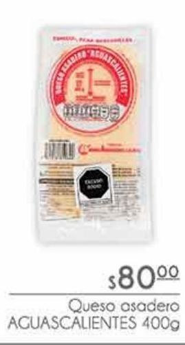 Queso asadero aguascalientes 400g