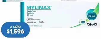 Farmacia San Pablo Mylinax tab 20mg caj c/30pzs oferta