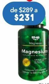 Farmacia San Pablo 5h8 suplem alim magnesio c/120cap oferta